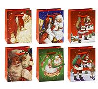 K3T Sac cadeau pour Noël, lot de 12, taille : petit (14 x 11 x 6,5 cm), N° d'art. 87027