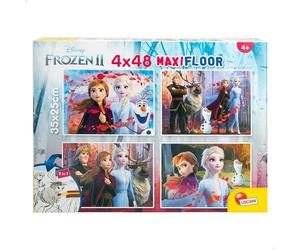 K3yriders Disney Frozen Pack 4 Puzzle Double Face à Colorier 48 Pièces