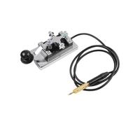 K4 Clé télégraphique à ondes courtes 6,5 mm CW Manuel pour contacts Morse | Les contacts en argent pur offrent une faible résistance et une intégrité du signal fiable lors des transmissions CW