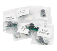 K4 CW Oscillateur à clé manuelle pour pratique du code Morse, interface de ompacte de 3,5 mm avec alimentation de type C et retour de rythme visuel-audio, compatible avec les touches mécaniques