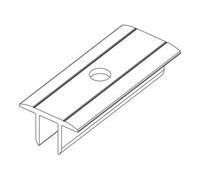 k4 K2 Systems Mittelklemme XS 65 mm Aluminium Solo 1001892 Quantité:1