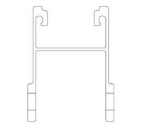 k4 K2 Systems Système de montage Obergurt TiltUp Vento 1,30 m Quantité:1