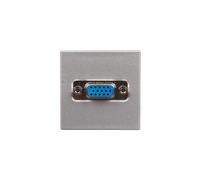 K45 Simon Connect K100B/8 Prise VGA D-Sub15 anodisée