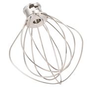 K45WW Fouet métallique en acier inoxydable pour mixeur KitchenAid Artisan Series Bol de 5 litres, fouet à 6 fils pour mixeur artisanal, très résistant, passe au lave-vaisselle, fouet ballon