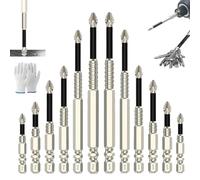 K5 Impact-Resistant and Non-Slip Bit, High Magnetic Screwdriver Drill Bit Set, Strong Magnetic Durability Screwdriver Drill Bit Set, Universal Anti Slip Bits (2Sets,25+50+65+75+100+150mm)
