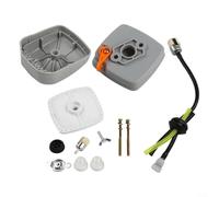 K52 Ensemble carburateur avec kit de couvercle de filtre à air pour débroussailleuse ECHO SRM210, SRM230 et PB250 - Construction en plastique/métal/caoutchouc