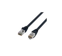 EFB Elektronik K5538SW.3 : Câble réseau 3m Cat6a S/FTP (S-STP) Noir, connecteurs RJ-45 mâles contacts Or, AWG 26/7