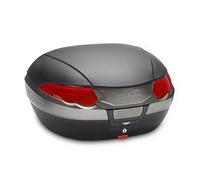 K56N - Kappa Valise MONOKEY® 56 litres noir gaufré avec catadioptres rouges