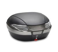 K56NT - Kappa Valise MONOKEY® 56 litres noir gaufré avec catadioptres fumés