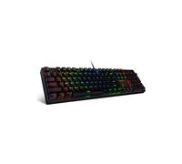 K582 Surara RGB LED rétroéclairé Clavier de Jeu mécanique With104 Keys-Linear et Quiet-Red commutateur
