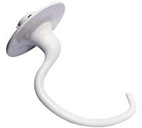K5ADH WPW10674621 Crochet de pétrissage avec revêtement pour bol élévateur 18,5 cm Compatible avec mélangeurs à bol 5QT