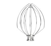 K5AWW Fouet En Acier Inoxydable, Compatible Avec KitchenAid, Mélangeur À Bol Relevable Et Tournant De 5 À 6 Litres, Remplacement Du Fouet Métallique, Crème Aux Œufs
