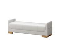 K5d1P9m7 Banc de lit Tabouret de Bout lit, Chambre à Coucher, Petit Appartement, Simple, Nordique, Tissu, Salon, accoudoir, canapé, Tabouret, Banc Chaussures(Light Gray)