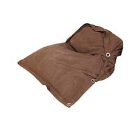 K5d1P9m7 Fauteuil Sac Canapé Pouf for Chambre à Coucher, Chaise de Sol paresseuse for Sieste, canapé Salon inclinable Simple(Bruin,Petit)