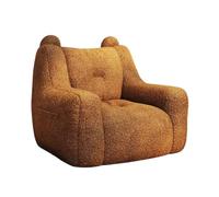 K5d1P9m7 Fauteuil Sac Canapé Pouf Simple for Petit Espace, for Chambre à Coucher et Balcon, Tatami, Chaise Longue paresseuse(Bruin,Petit)