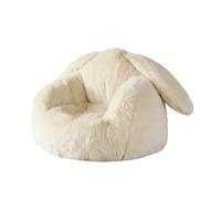 K5d1P9m7 Fauteuil Sac Fauteuil Pouf à nid Unique, canapé Paresseux Confortable for la Lecture, Chaise Longue for Chambre Coucher(Blanc)