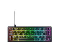 K5V2 - Clavier - 65% - compact - rétroéclairage - USB - QWERTY - R.-U. - commutateur : CHERRY MX2A Red (échangeable à chaud) - noir