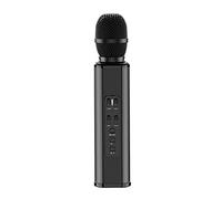 K6 telefonu komórkowego mikrofon do Karaoke Mini r?czny bezprzewodowy Bluetooth Audio zintegrowane ?piew podwójny g?o?nik nagrywania rozmów