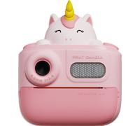 K64 Kinderkamera,Appareil photo pour enfants, imprimante thermique, appareil photo multifonctions, 48 MP , convient aux enfants à partir de 3 ans, cheval rose