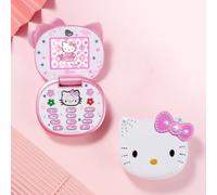 K688 Petit téléphone portable compatible Bluetooth Dialer Cartoon Cute Student Kids Mini Girls Gift White