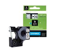 K7 DYMO D1 45013 OEM S0720530 12mm x 7m NOIR SUR BLANC ORIGINAL