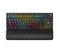 K70 CORE RGB - Clavier - TKL - backlit - sans fil - 2.4 GHz, Bluetooth - QWERTY - US - commutateur : CORSAIR MLX Red - noir