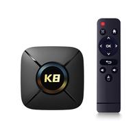 K8 Mini Android TV Box - Expérience Officielle Android TV OS, RK3518 Quad-Core, 2 Go de RAM 32 Go de Stockage, WiFi 6 et télécommande vocale Bluetooth