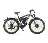 K800 Vélo électrique à double moteur vert 2 * 1000 48V 23Ah Batterie 26 pouces Fat Tire Vert G
