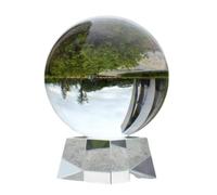 K9 Crystal Ball Brings Wealth from All Directions, Office Living Room, Bedroom Decoration, Fortune and Luck, Housewarming Gift for Elders,A-18cm Gemstone Stone