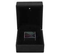 K9 Optical Glass Prism, 25 mm Dispersion Prism pour Les Accessoires de Photographie, expériences scientifiques, éducation, décoration de Bureau avec boîte de Rangement, réfraction