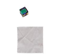 K9 Optical Glass Prism Cube | 6 - Sided Stained Illumination Refractor for Teaching/Photography/Decoration | 2-2.2cm Crystal Clear Prism with Polishing Cloth (2 * 2 * 2cm)