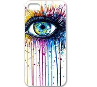 K9Q Coque rétro vintage pour Apple iPhone 5/5S Motif œil