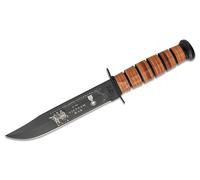 KA-BAR COUTEAU DE COMBAT U.S. ARMY VIETNAM, Manche en cuir, Étui en cuir KB-9139