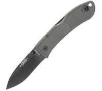 KA-BAR Dozier Foding Hunter Manche Vert Feuillage, Lame Noire 4062FG