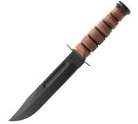 KA-BAR USMC Couteau à Lame Fixe Étui en Cuir, tranchant droit 1217