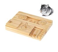 Ka Jouet à renifler pour lapin, enrichissement de la nourriture pour hamster, jouet de recherche de nourriture en bois, jouet enrichissant, jouet à renifler pour animaux de compagnie, style mignon