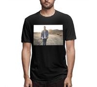 Ka-Ne Bro-WN Men's Comfortable Short Sleeve Shirts Crew Neck Fashion T-Shirt Summer Black Manches Courtes(3X-Large)