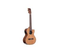 Kala KA-SCAC-TE-C-BAG - Solid Cedar Top Acacia, Tenor Cutaway ukulélé électro-acoustique, livré avec housse