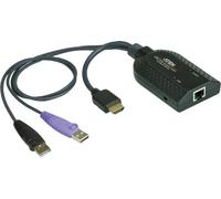 ATEN Adaptateur KVM KA7168 – HDMI/USB média virtuel avec lecteur de carte à puce – pour CN9850