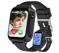 kaacly Montre Connectée Enfant 4G, Montre GPS Enfant avec Telephone Appels Vidéo Chat Vocal Chat Familial SOS Mode Classe Podomètre Réveil, Smartwatch Cadeau pour Filles et Garçons