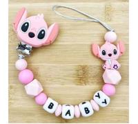 Kaality - Attache Sucette Lilo et Stitch pour fille, cadeau de naissance parfait - Entreprise Française