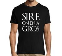 Kaamelott - Sire on en a Gros | T-Shirt Homme col Rond Réplique Humour Série TV France Large