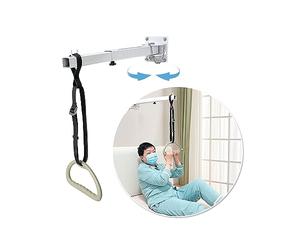 KAAMOS Barre trapèze de lit pour Personnes âgées - Aide à la Traction - Barre trapèze médicale pour Sortir du lit d'hôpital - Poignée d'aide au Transfert aérien