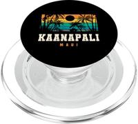 Kaanapali Maui Beach Sunset Palms Maui Hawaii Vacances PopSockets PopGrip pour MagSafe