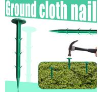 KAAPL-200 Agrafes De Jardin Robustes Pour Le Contrôle Des Mauvaises Herbes ¿ Broches De Sol Antirouille De 11 Cm Pour L'Aménagement Paysager Et Le Support Des Plantes,Green,