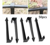 KAAPL-Ancres De Tuyau D'Irrigation De Jardin,Support De Tuyau,Piquets Partenaires,Support De Tuyau,Support Rapide Pour Pelouse,Tiges D'Irrigation Goutte À Goutte,16Mm,50 Pièces,50Pcs,