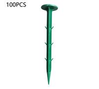KAAPL-Piquet D'Aménagement Paysager De Jardin Avec Insertion De Barbe,Pointe D'Ancrage Au Sol,Clou De Gazon,Bâches De Tente,Tissu Répulsif D'Herbe,100Pcs,One Size
