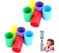 KAAQL-10 Pcs Tube De Raccordement Tornado Vortex De Bouteille Connecteur De Bouteille Vortex Bouteille De Raccordement Tornado Bouteille Cyclone Tube Pour Tornades,Expériences Scientifiques,Éducatif