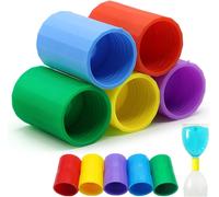 KAAQL-10 Pièces Connecteur De Bouteille Vortex,Adaptateurs De Bouteille Tornade En Plastique,Tube De Raccordement Tornado Pour Tornades,Expériences Scientifiques,Éducatif