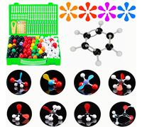 KAAQL-310 Pcs Modele Moleculaire Kit Molécules Chimie Organique Et Inorganique Ensemble Kit De Structure Atome Lien Modèle Défini Pour Étudiants Enseignants Jeunes Scientifiques